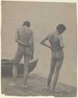 Free download [Thomas Eakins and John Laurie Wallace on a Beach] free photo or picture to be edited with GIMP online image editor